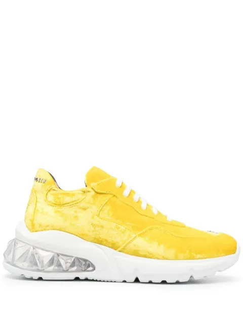 Philipp Plein velvet low-top sneakers