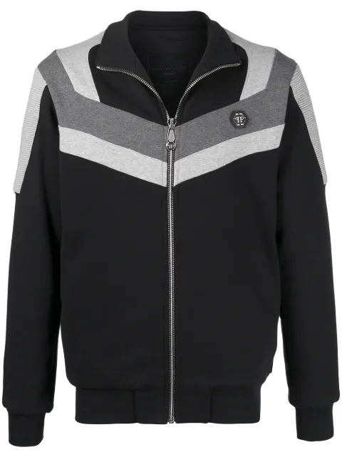 Philipp Plein panelled tracksuit jacket