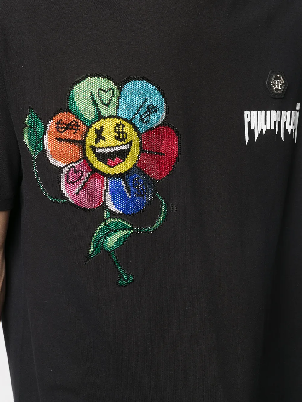 фото Philipp plein футболка со стразами