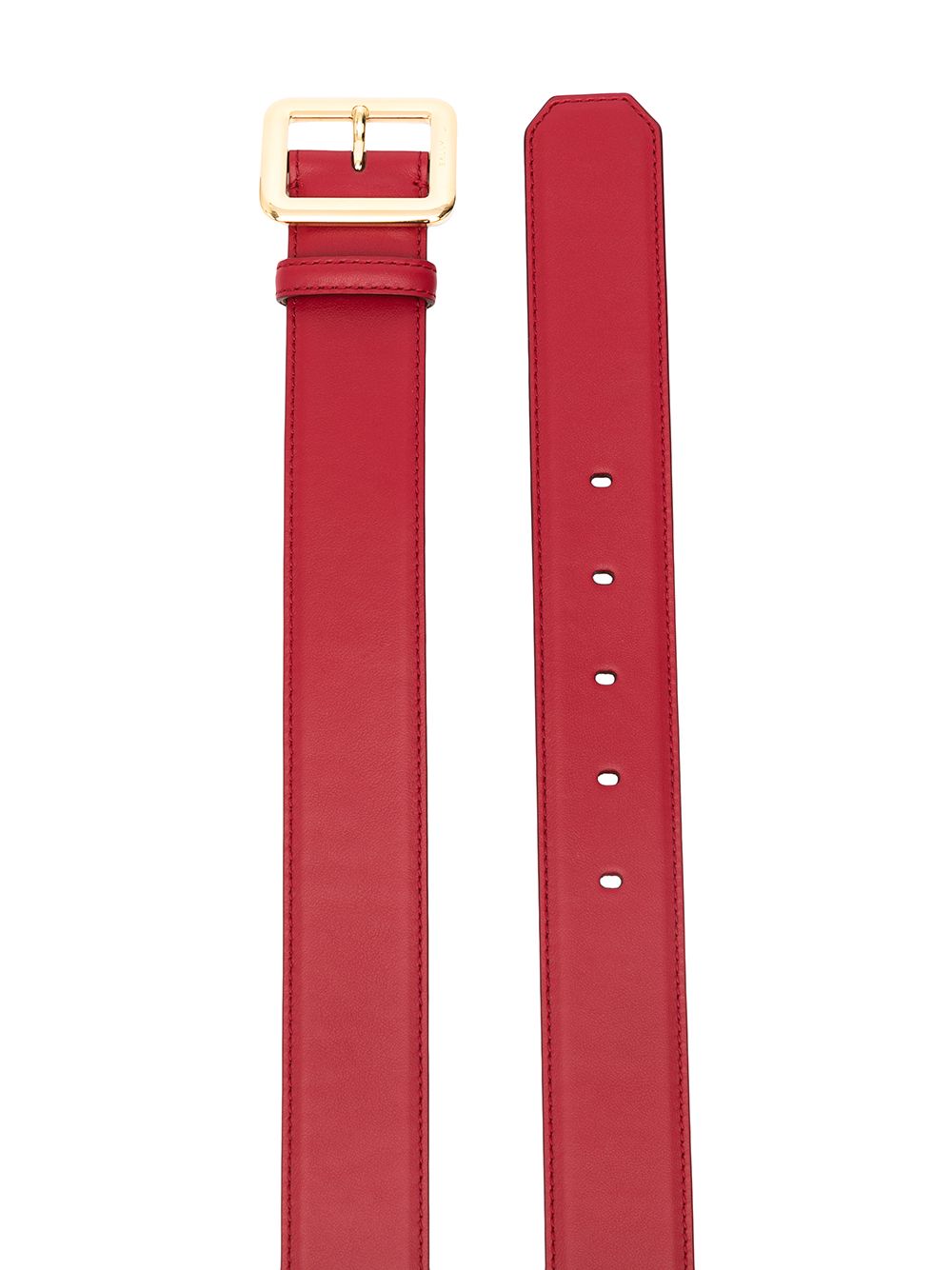 Shop Bally Janelle Buckle-fastening Belt In Red