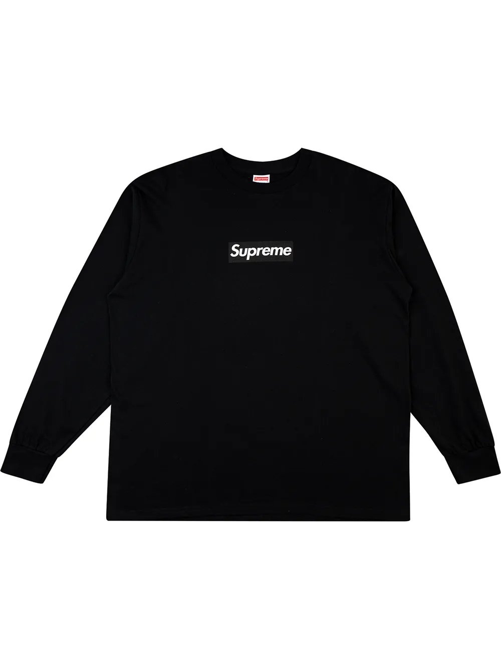 Supreme Box Logo L/S Tee Black Large 黒 L