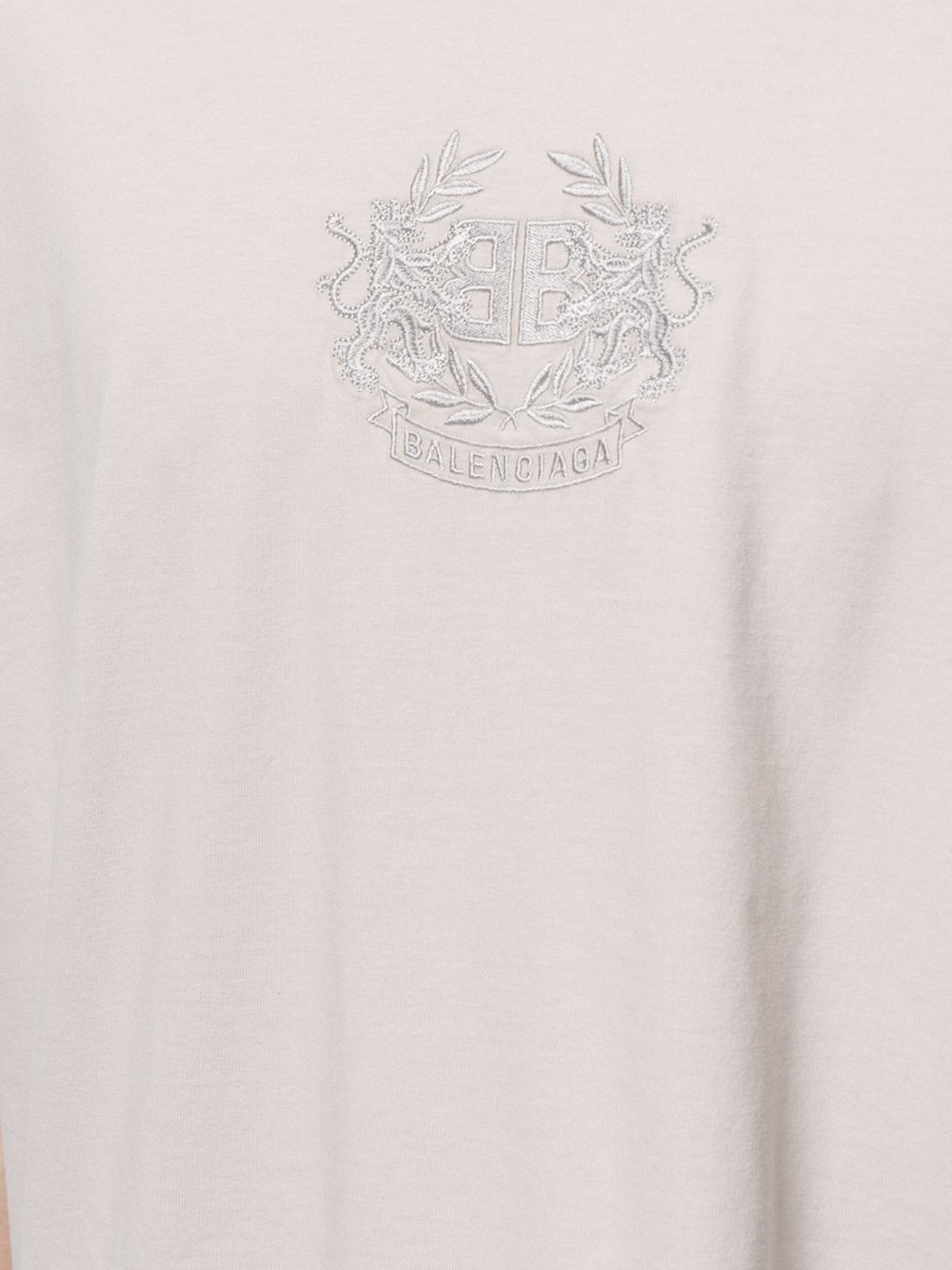 Balenciaga logo-embroidered Oversize T-shirt - Farfetch