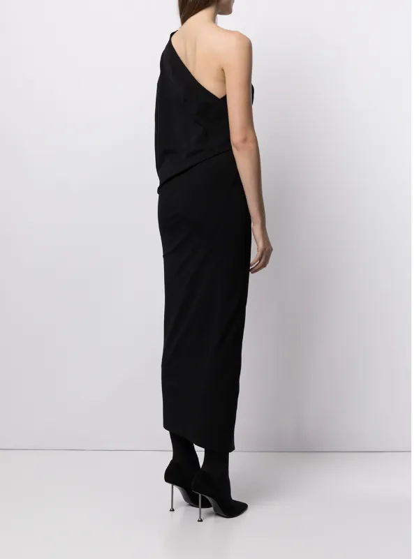 【 BALENCIAGA 】Wrap スカート Balenciaga Asymmetric Wrap Dress | Black | FARFETCH
