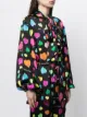 Balenciaga Archive Hearts-print blouse