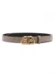 Image 1 of Balenciaga croc-effect logo-buckle belt