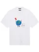 Image 1 of Balenciaga earth-print layered T-shirt