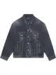 Image 1 of Balenciaga smiley-face print denim jacket