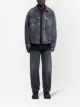 Image 2 of Balenciaga smiley-face print denim jacket