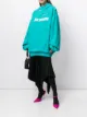 Balenciaga ripped oversize logo hoodie