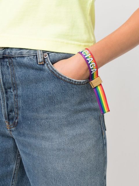 balenciaga lgbt bracelet