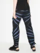 Issey Miyake Calça Shibori com estampa tie dye