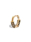 Otiumberg 9kt gold onyx single huggie earring