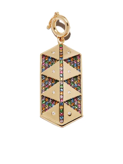 Harwell Godfrey 18kt Gelbgoldanhänger mit Diamanten