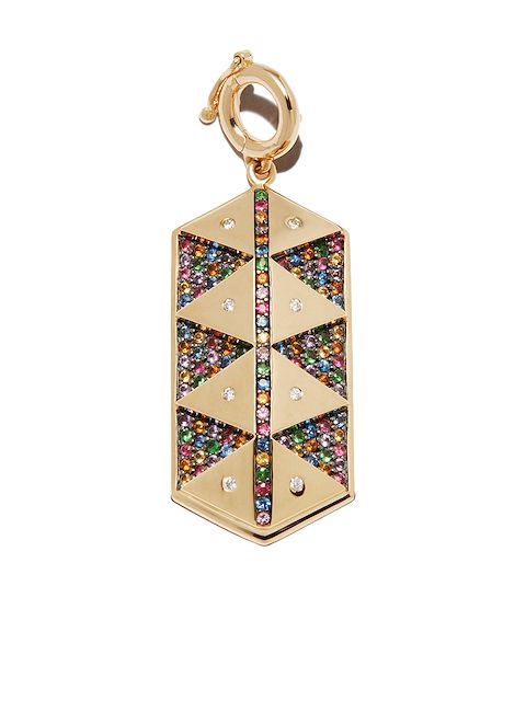 Harwell Godfrey 18kt Gelbgoldanhänger mit Diamanten