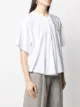 MM6 Maison Margiela gathered-detail T-shirt
