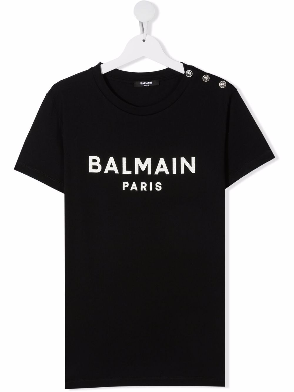 фото Balmain kids футболка с логотипом