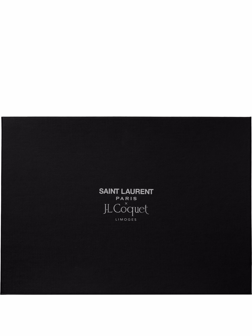 Saint Laurent X J.l Coquet Set Of 4 Cups In Black