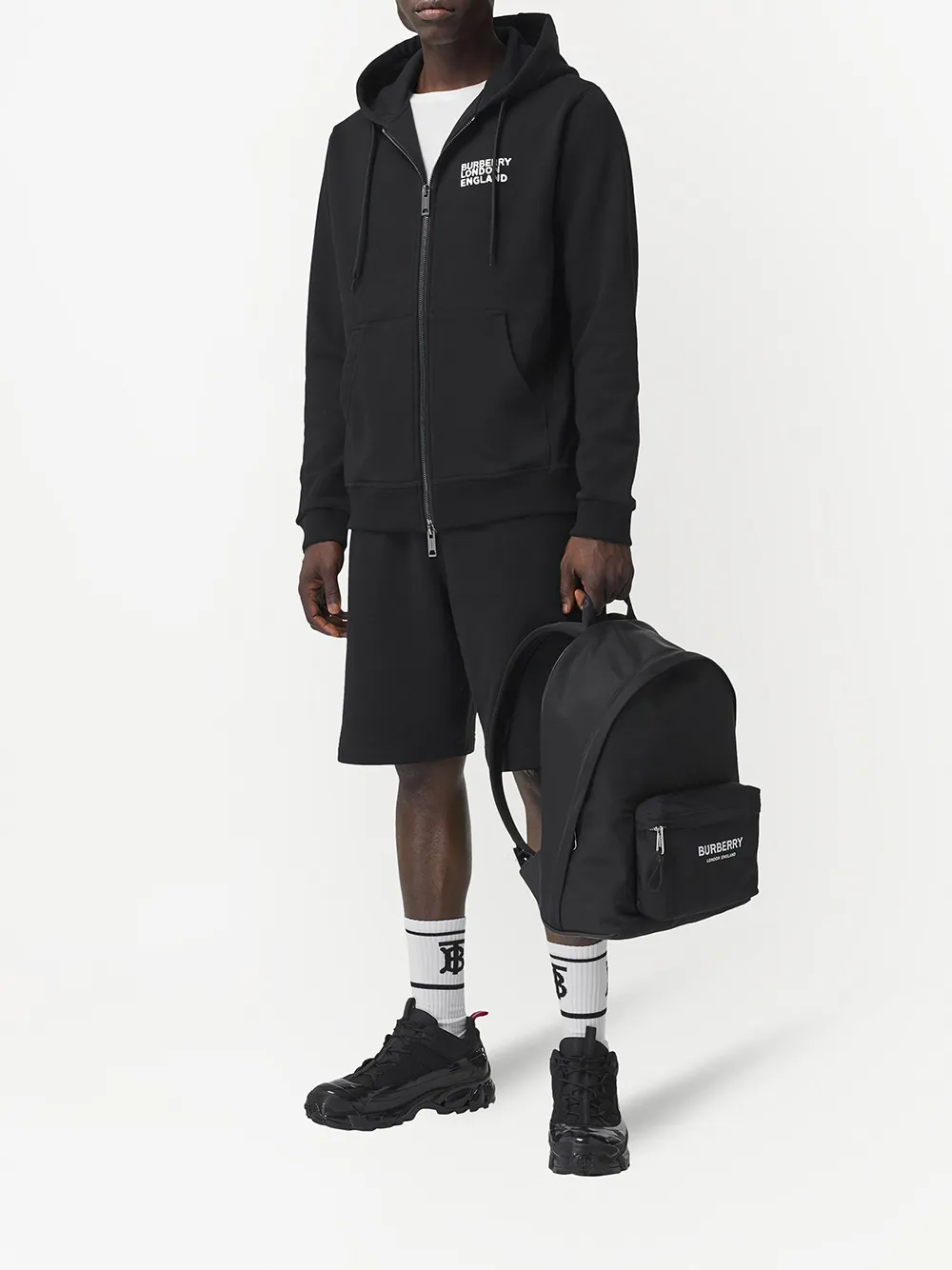 Burberry love hoodie clearance