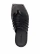 Rick Owens square-toe leather sandals