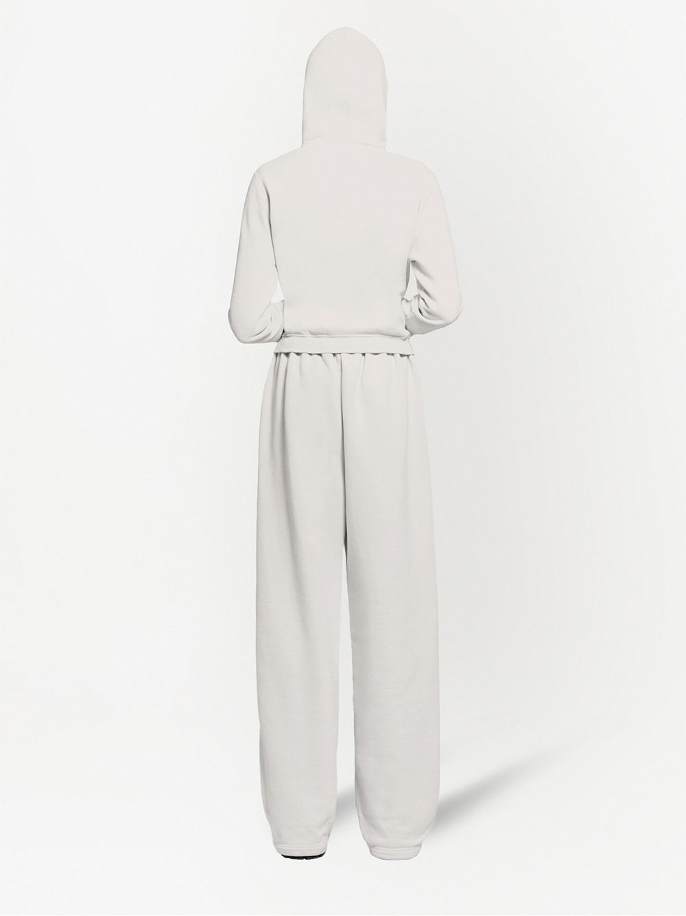 Shop Balenciaga Baggy Track Pants In Neutrals