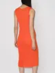 Issey Miyake textured sleeveless midi dress