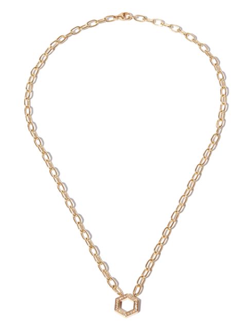 Harwell Godfrey 18kt yellow gold foundation chain necklace