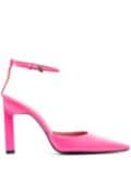 The Attico Amber ankle-strap pumps - Pink