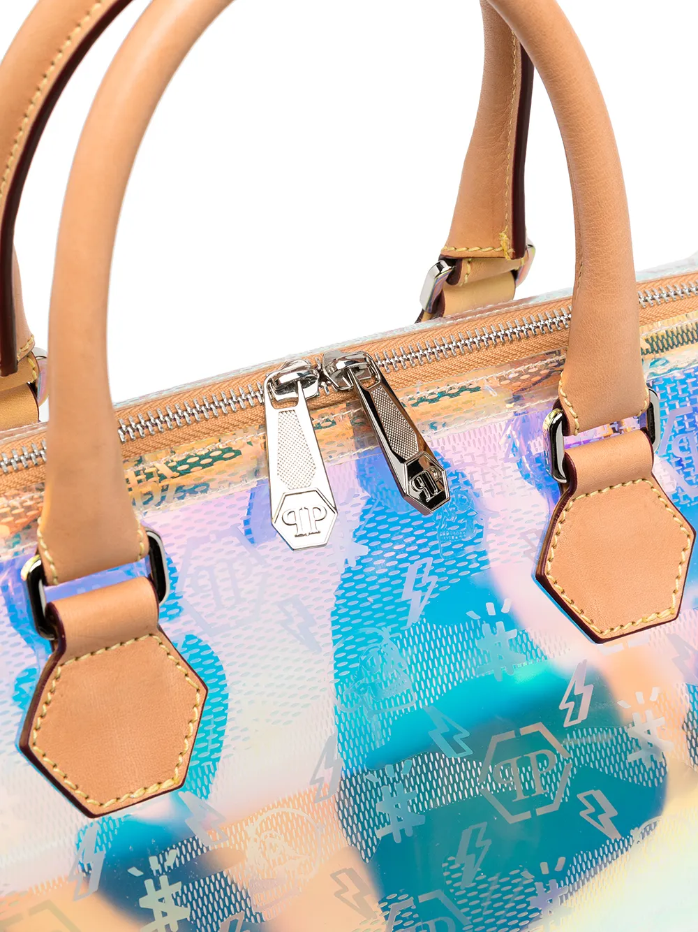 фото Philipp plein сумка-тоут с монограммой