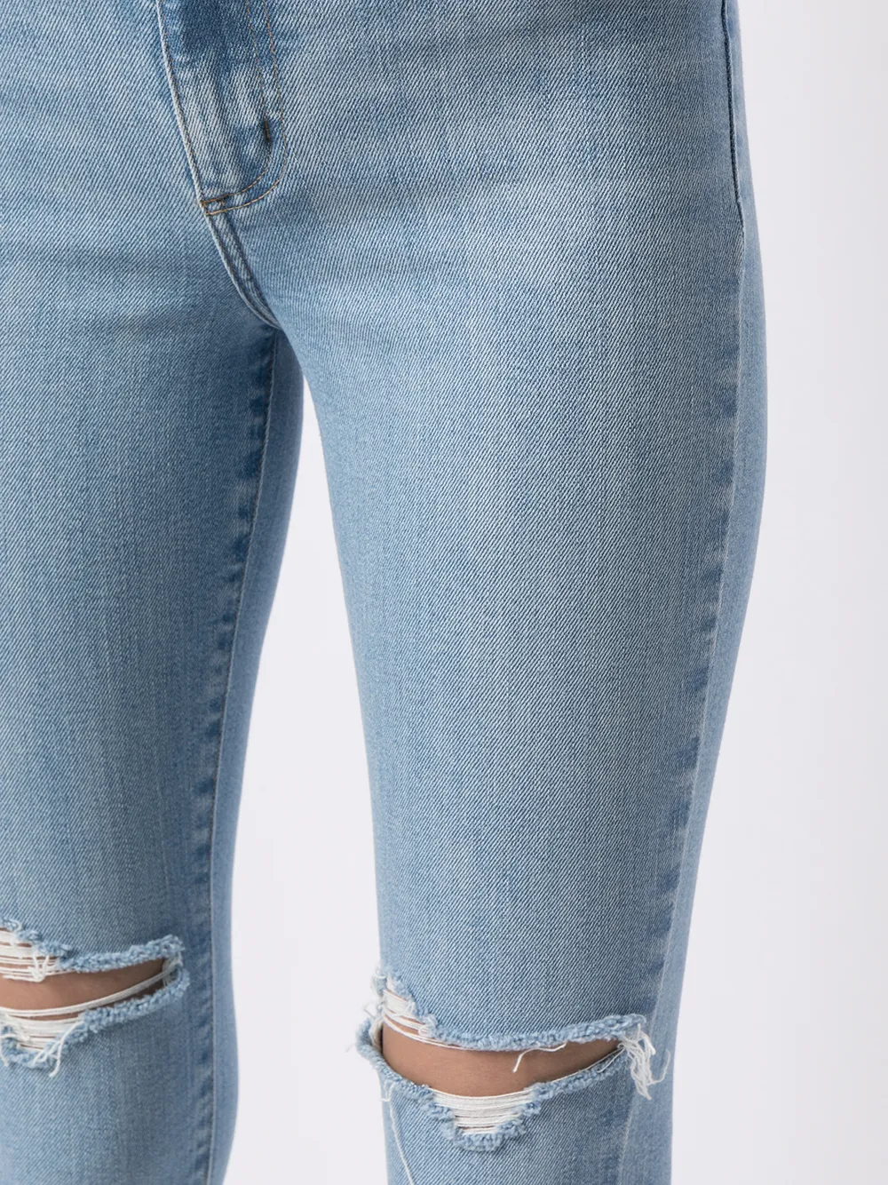 фото Nobody denim укороченные джинсы siren с прорезями