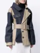 Monse panelled denim trench jacket