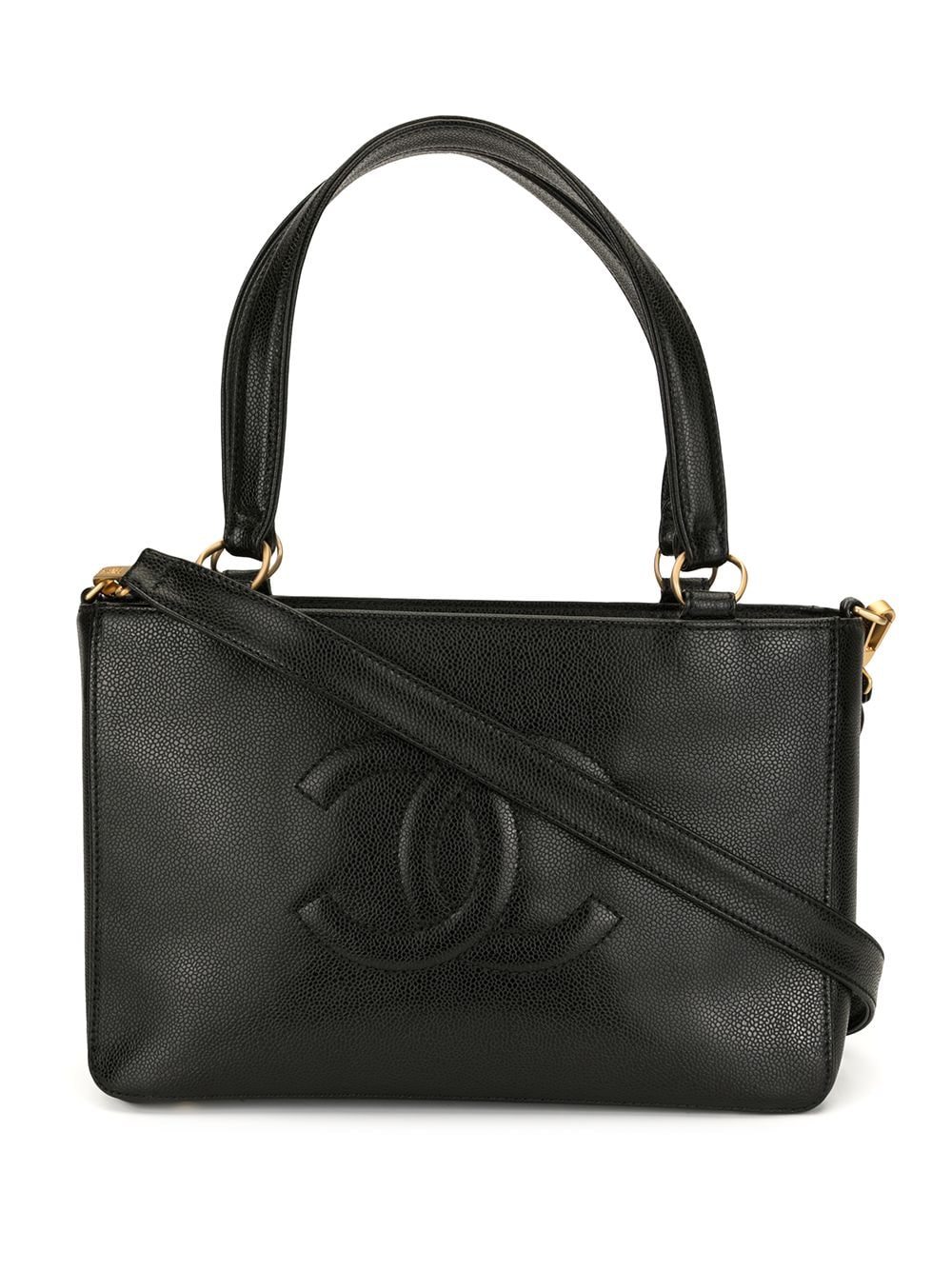 фото Chanel pre-owned сумка jumbo 2006-го года с логотипом cc