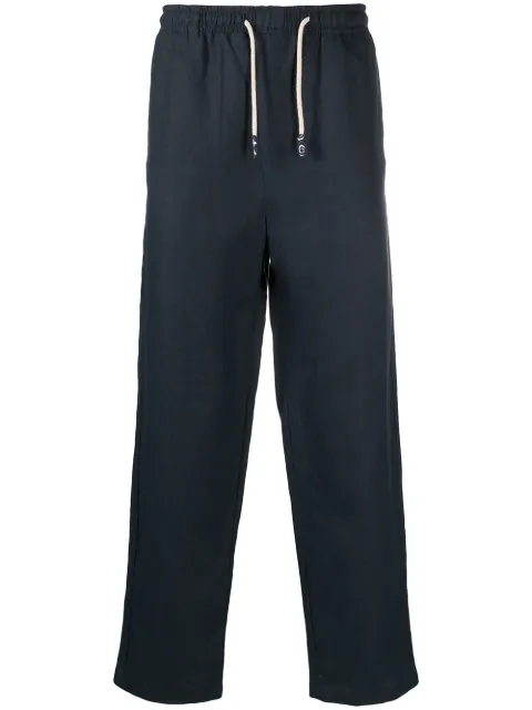 PENINSULA SWIMWEAR drawstring straight-leg trousers