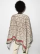 Fendi FF-logo poncho