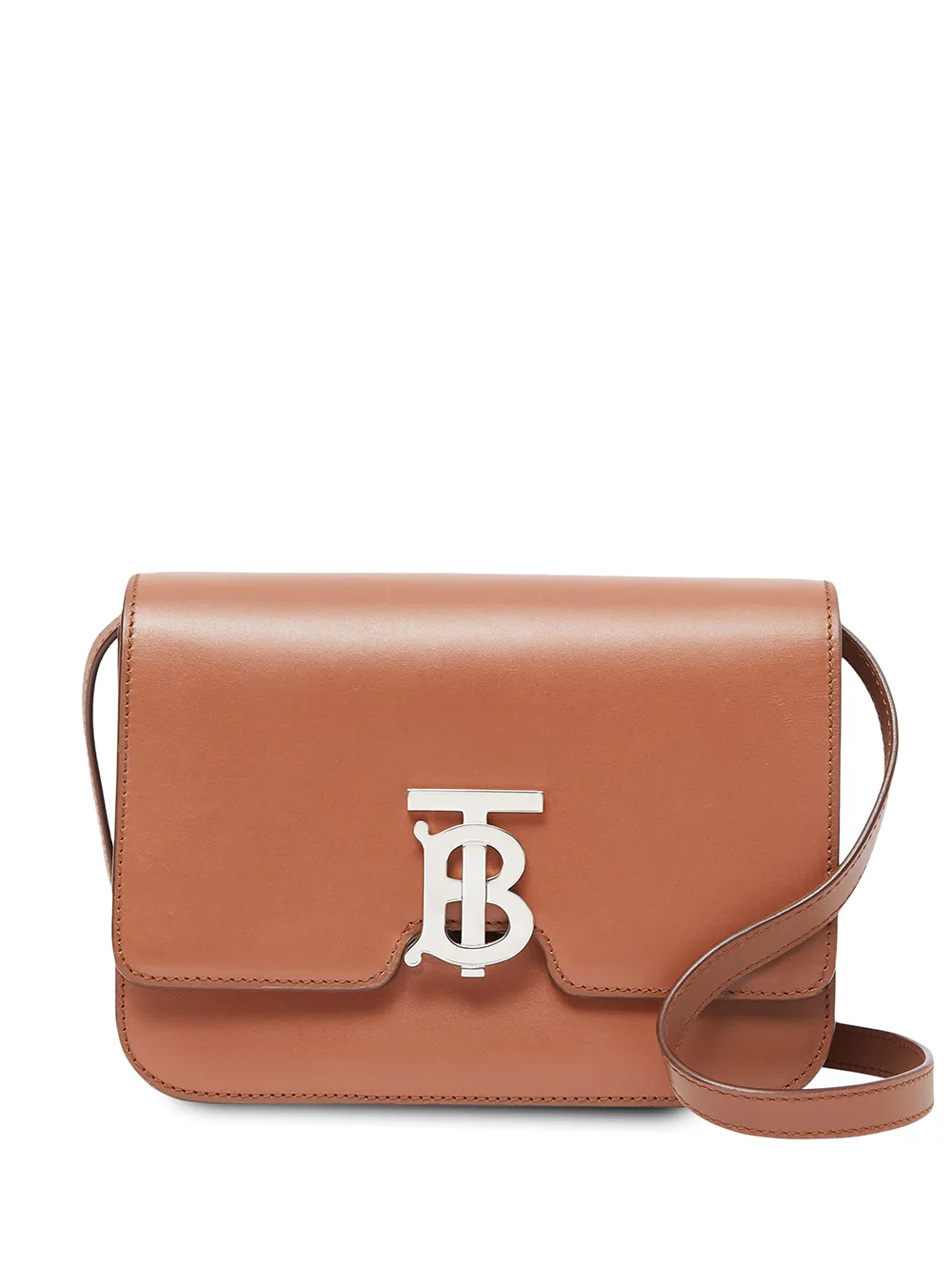 

Burberry bolsa crossbody con placa del logo - Marrón