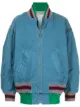 Image 1 of Kolor striped rib bomber jacket