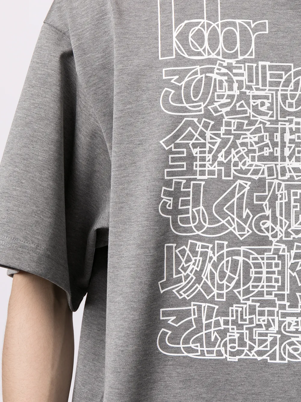 фото Kolor футболка с надписью и логотипом