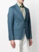 ETRO chevron pattern linen-blend blazer