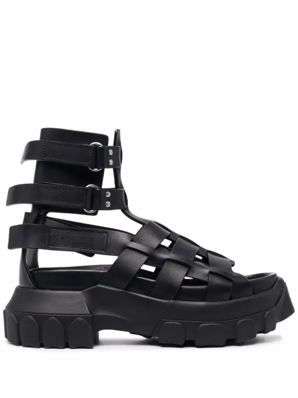 大口注文 【美品】RICK OWENS リックオウエンス Tractor Sandal - 靴