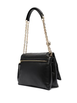 balmoral large bolsa with chain and flap black