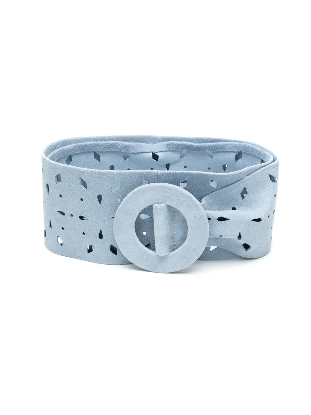 

Sarah Chofakian Galles suede belt - Blue