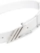 Image 2 of The Attico leather logo waist belt