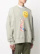 Palm Angels Juggler Pin Up crew-neck sweatshirt