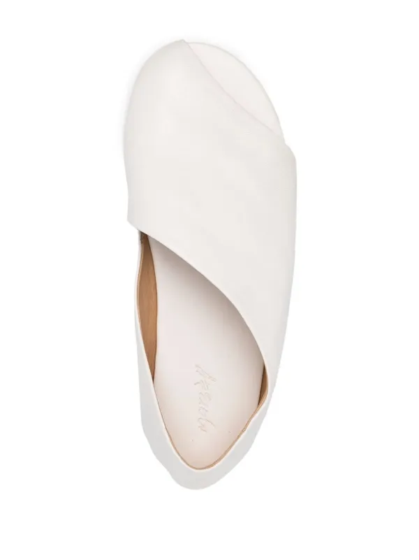 Marsèll オープントゥ ローファー | ホワイト | FARFETCH JP