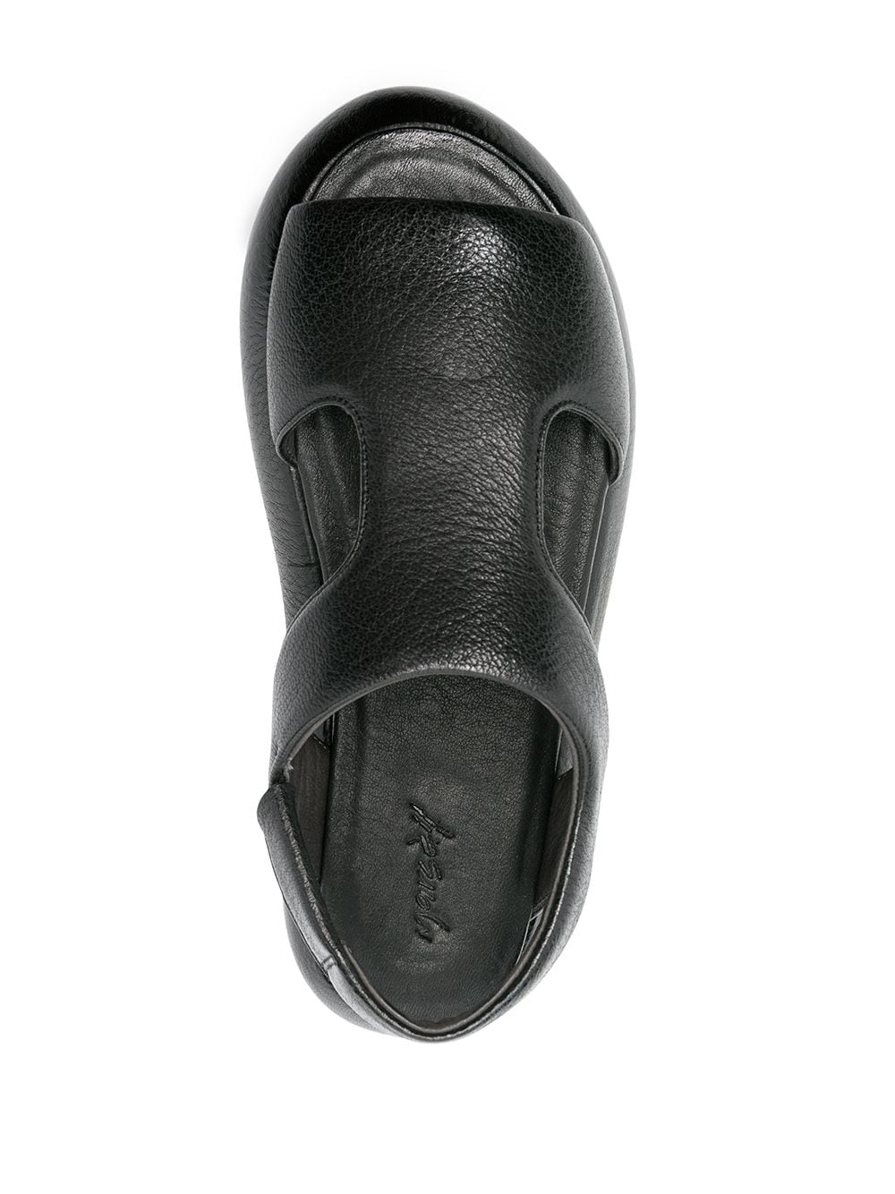 Shop Marsèll Chunky-bubble Sole Open Toe Sandals In Black