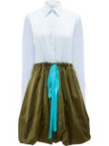 JW Anderson bubble-hem shirt dress - Blue