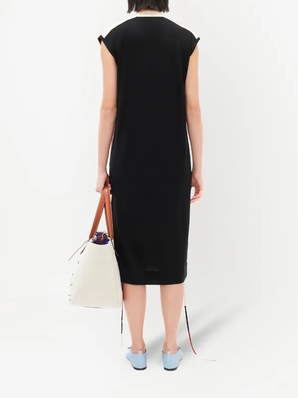 Shop JW Anderson layered jumper dress 