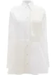 Image 1 of JW Anderson patchwork peplum shirt