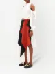 JW Anderson تنورة غير متساوية الطول بتصميم مخيوط