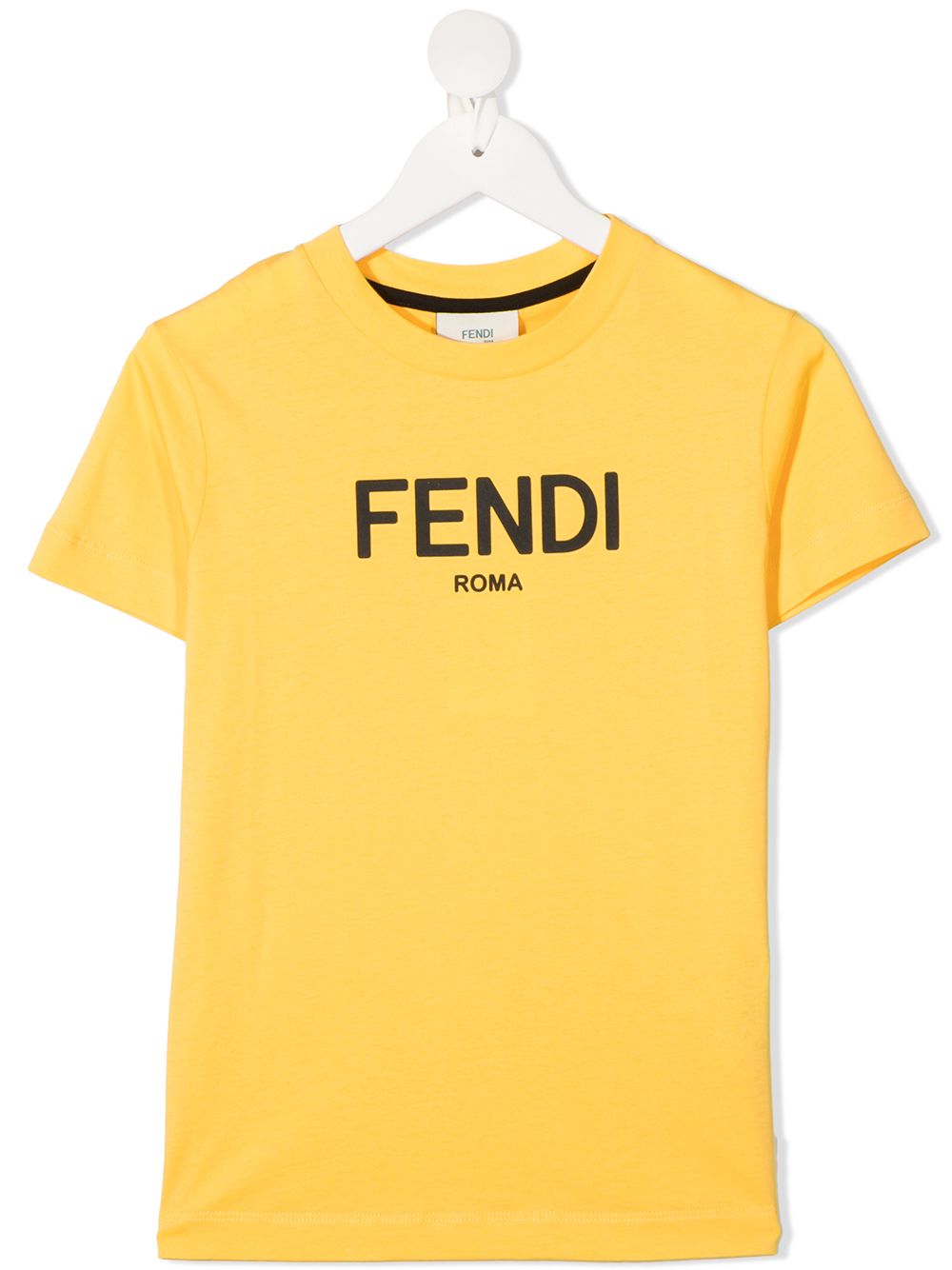 фото Fendi kids футболка с логотипом