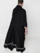 Edward Crutchley embroidered short sleeve overcoat